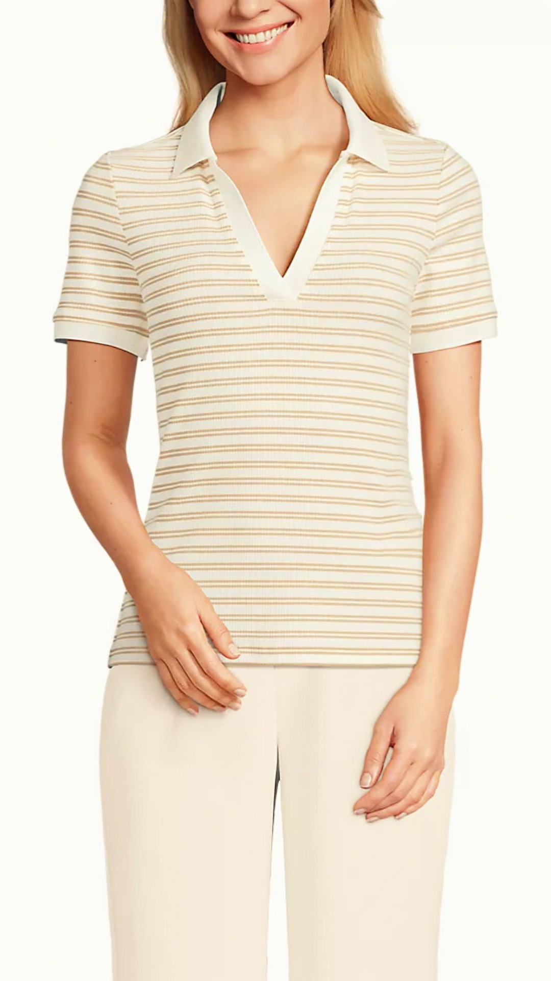 I love striped tees! They are versatile, packable, easy to layer and comfortable.  I am especially loving the earthy shades of taupe and brown. Summer Outfit. Travel Outfit.

#LTKOver40 #LTKSeasonal #LTKTravel