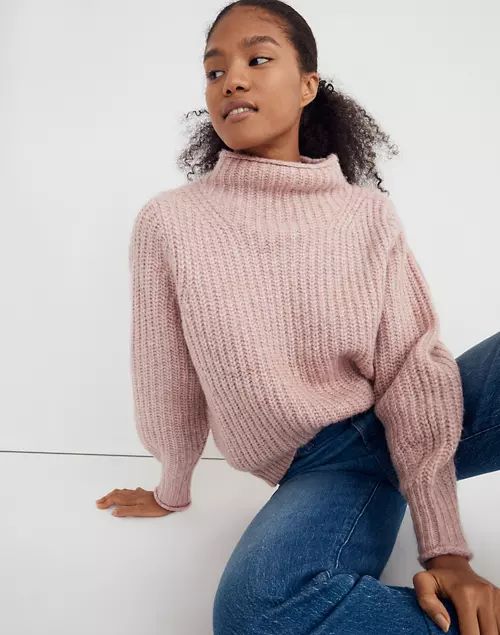 Loretto Mockneck Pullover Sweater | Madewell