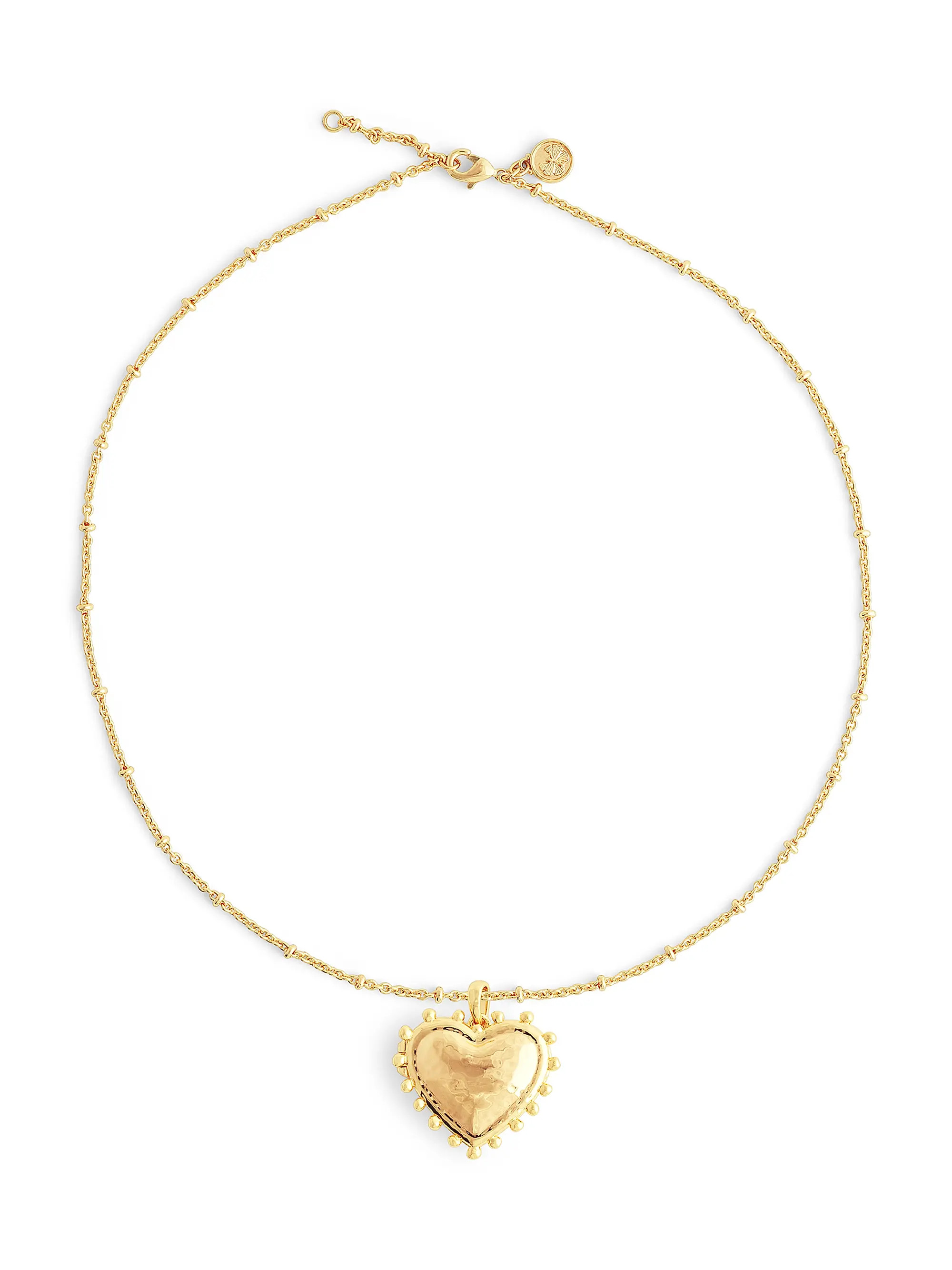 18K-Gold-Plated Large Heart Locket Necklace | Saks Fifth Avenue