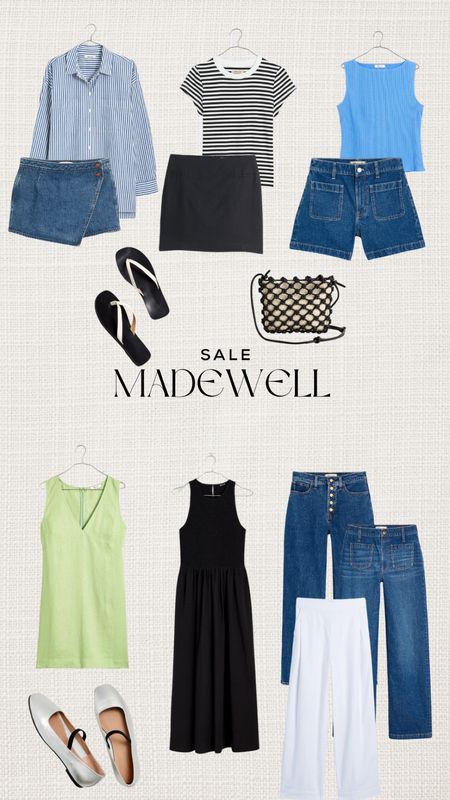 Madewell favorites! This is a great time to snag summer staple items for Memorial Day and summer activities! Use code LTK20 for 20% off this weekend! I wear my true size 25 in jeans, and 0/XS in everything else  

#LTKxMadewell #LTKsalealert #LTKSeasonal
