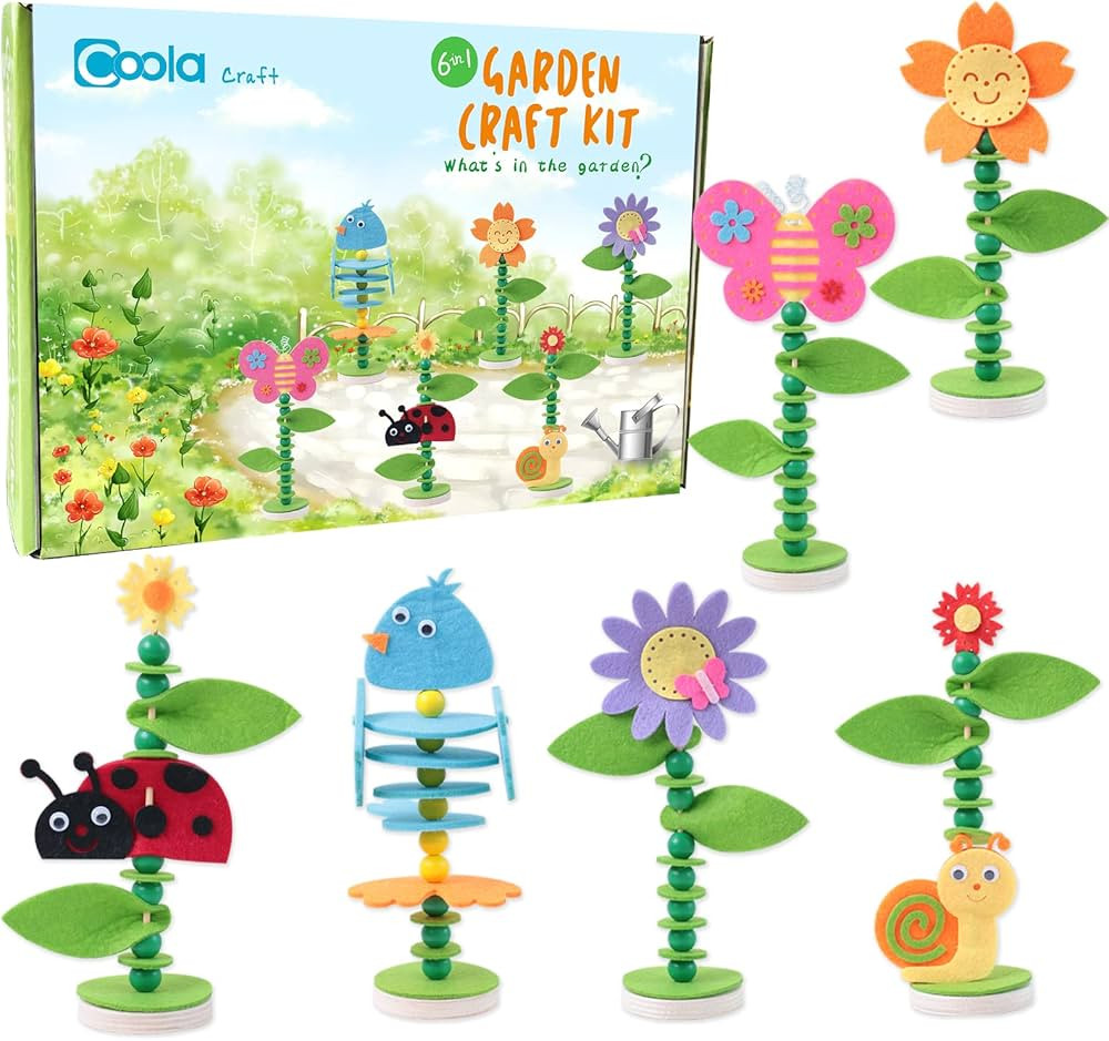 Coola Spring Craft Kit for Kids - Art and Craft DIY Early Educational Toys Suitable for Girls & B... | Amazon (US)