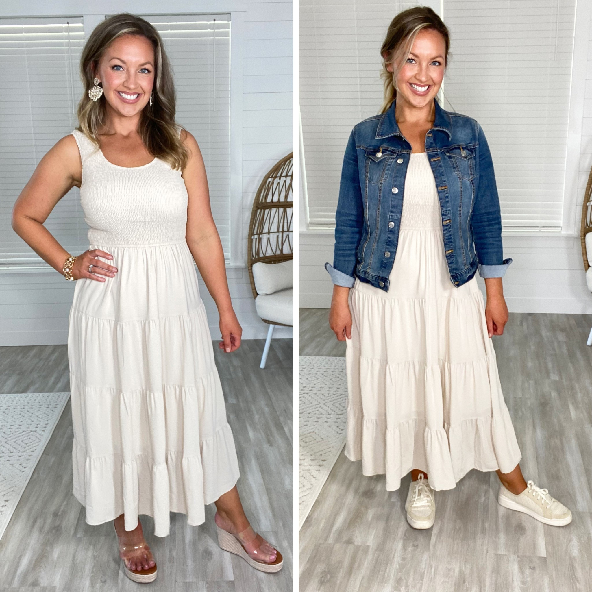 Amazon Neutral Tank dress styled 2 ways! I am 5’5” size 8 wearing a Medium ✨ this is an amazing summer closet staple dress , you dress it up for vacation or date night or dress down with a jean jacket and comfy cute sneakers!  This would be the best teacher dress / business causal dress too!!




Amazon Fashion, LTK Spring, LTK Vacation, Neutral Style, Spring Wardrobe, Amazon Outfits, Casual Chic, Closet Staple, Effortless Style, Affordable Fashion, Mom Style, Teacher Style, Beach Style, Resort Wear, Vacation Outfit, Amazon Finds, Chic and Simple, Spring Fashion, Summer Outfits, Travel Style, Neutral Wardrobe, Minimalist Style, Versatile Outfits, Weekend Style, Easy Fashion, Budget Friendly Style, Casual Outfit, Fashion For Moms, Timeless Style, Wardrobe Essentials, Amazon Haul, Chic and Classic, Midsize Style, Effortless Chic, Amazon Fashion Finds, Vacation Wardrobe, Capsule Wardrobe, Neutral Fashion, Summer Style, Travel Wardrobe, Beach Vacation Style, Everyday Chic, Classic Fashion, Resort Style, Amazon Try On, Neutral Outfit, Affordable Wardrobe, Amazon Summer Fashion, Chic Mom Style, Weekend Outfits, Amazon Look For Less 

 #LTKMidsize #LTKFindsUnder50 #LTKWorkwear