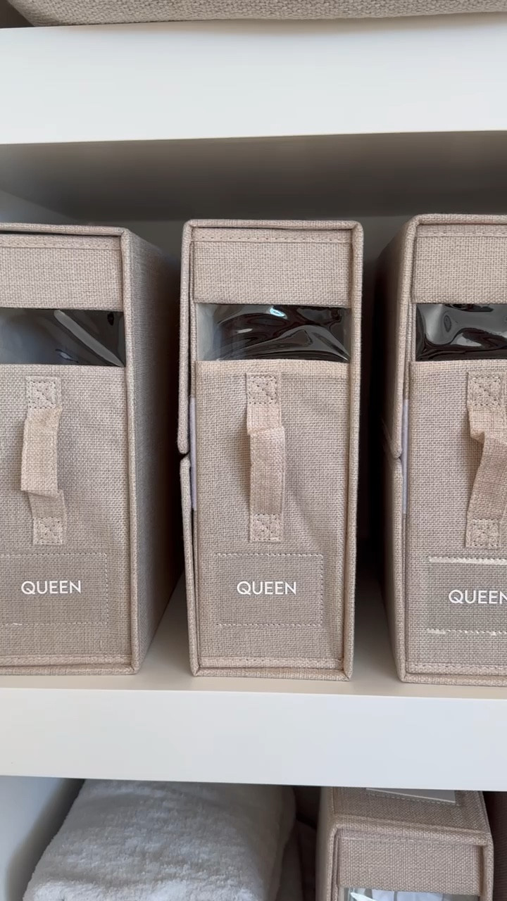 Bedding storage and organization #bedding #bedroom #storage #organization 

#LTKVideo #LTKGiftGuide #LTKhome