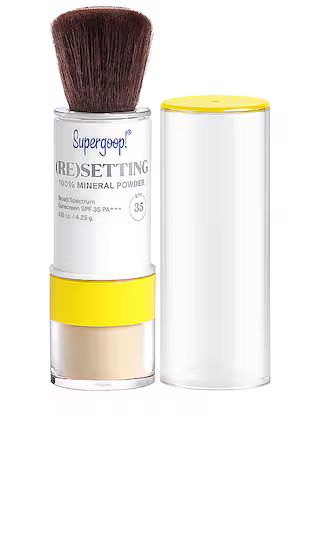 Supergoop! (Re)setting 100% Mineral Powder SPF 35 in Translucent. | Revolve Clothing (Global)
