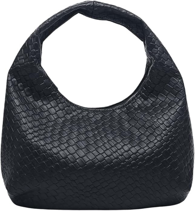 Verdusa Women's Woven Leather Hobo Shoulder Bags Top Handle Braided Underarm Purse | Amazon (US)