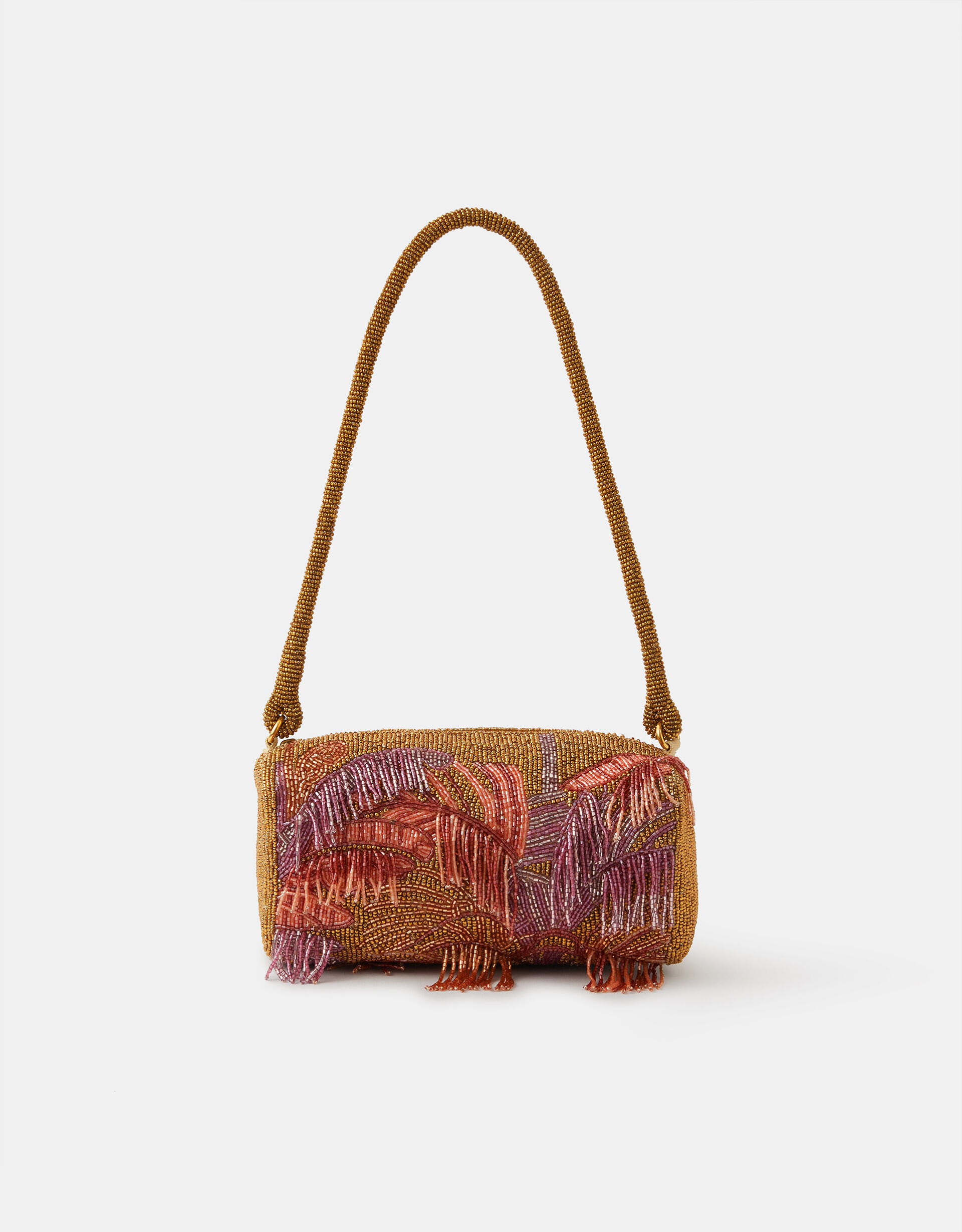 Beaded Fringe Shoulder Bag | Accessorize (Global)