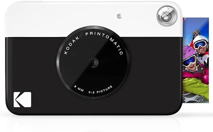 KODAK Printomatic Digital Instant Print Camera - Full Color Prints On Zink 2x3" Sticky-Backed Pho... | Amazon (US)