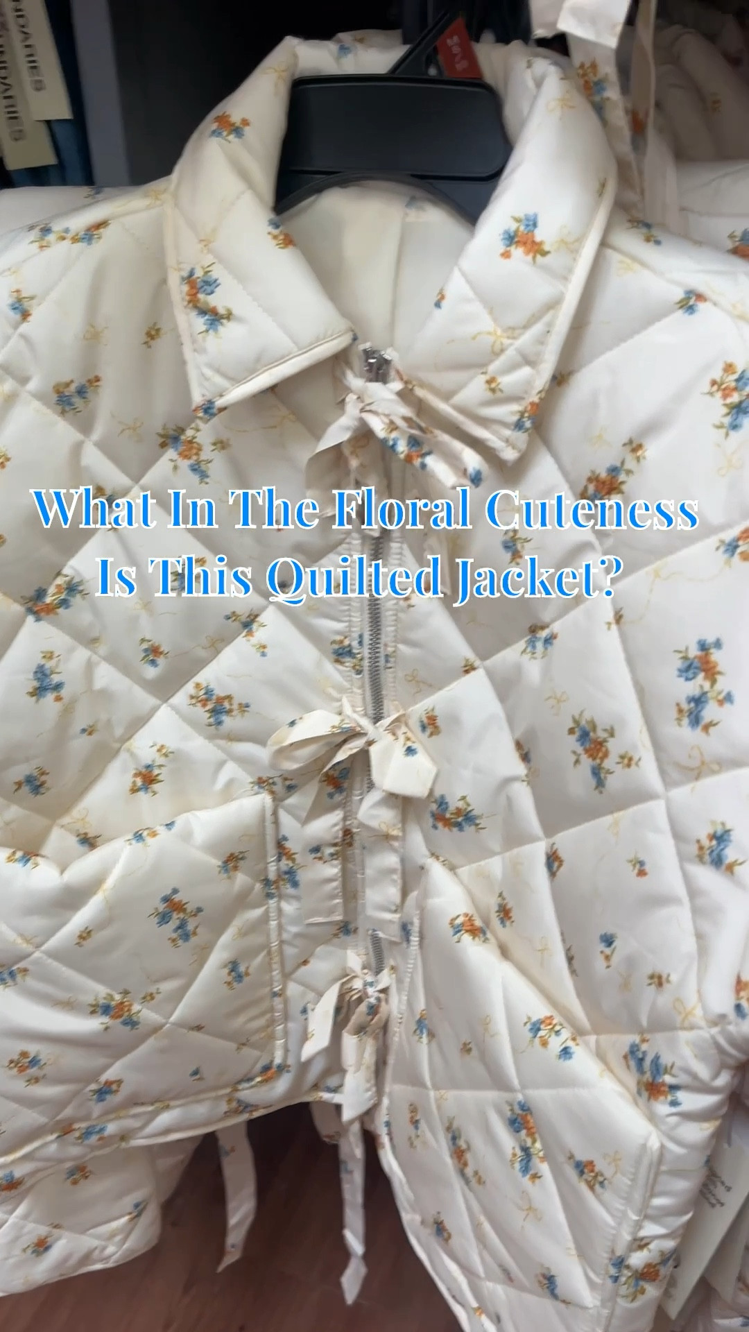 The most adorable quilted jacket perfect for spring.  Tiny floral and bow print with the tie details down the front.  Sweet and feminine style and a price that’s a steal. 

#LTKootd #LTKSaleAlert #LTKOver40