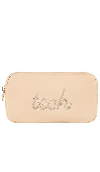 Sand Tech Embroidered Small Pouch in Sand | Revolve Clothing (Global)