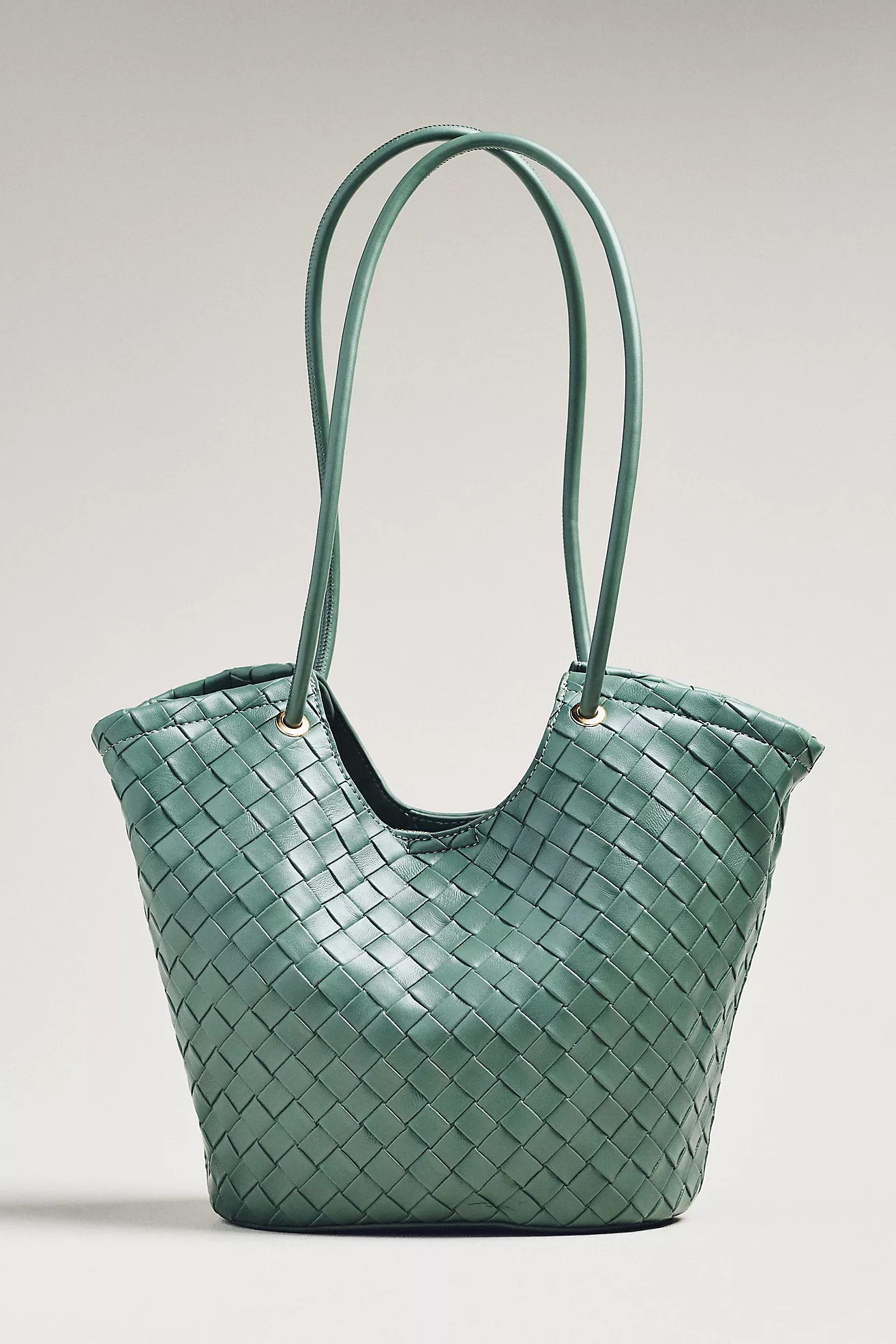 Melie Bianco Woven Bucket Tote | Anthropologie (US)