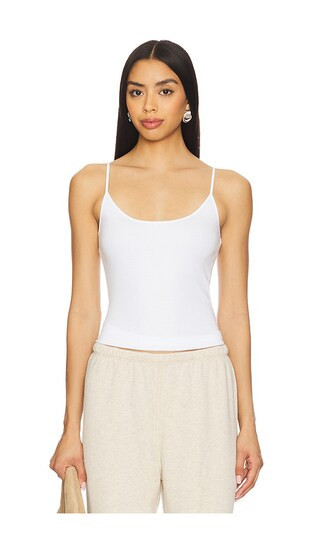 perfectwhitetee Tiff Spaghetti Tank in White. - size L | Revolve Clothing (Global)