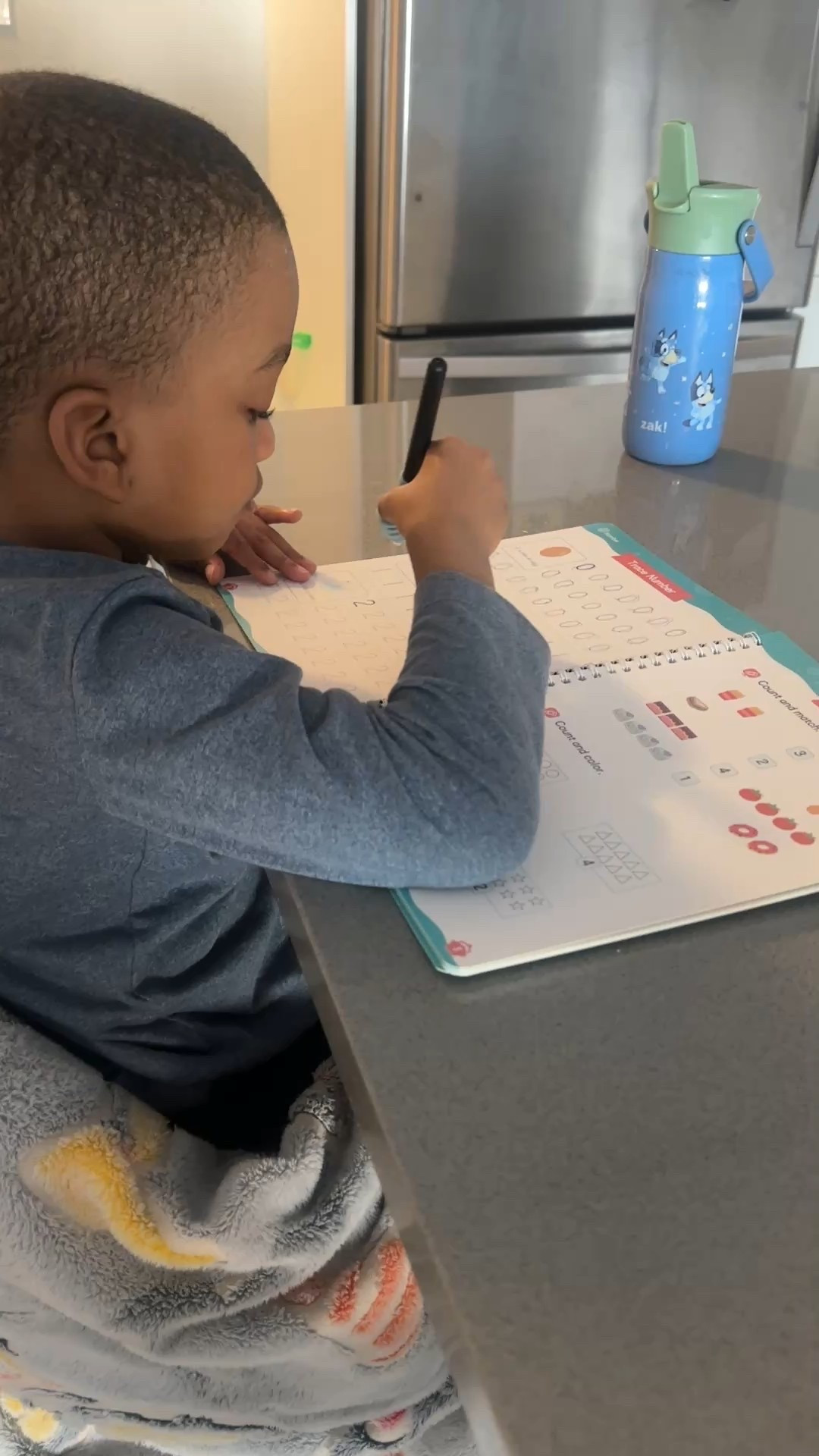 My baby practicing his writing while I eat my soup and read the Bible #peace #momlife #relaxing #chillsunday 

#LTKmorningroutine #LTKmomlife #LTKdayinmylife