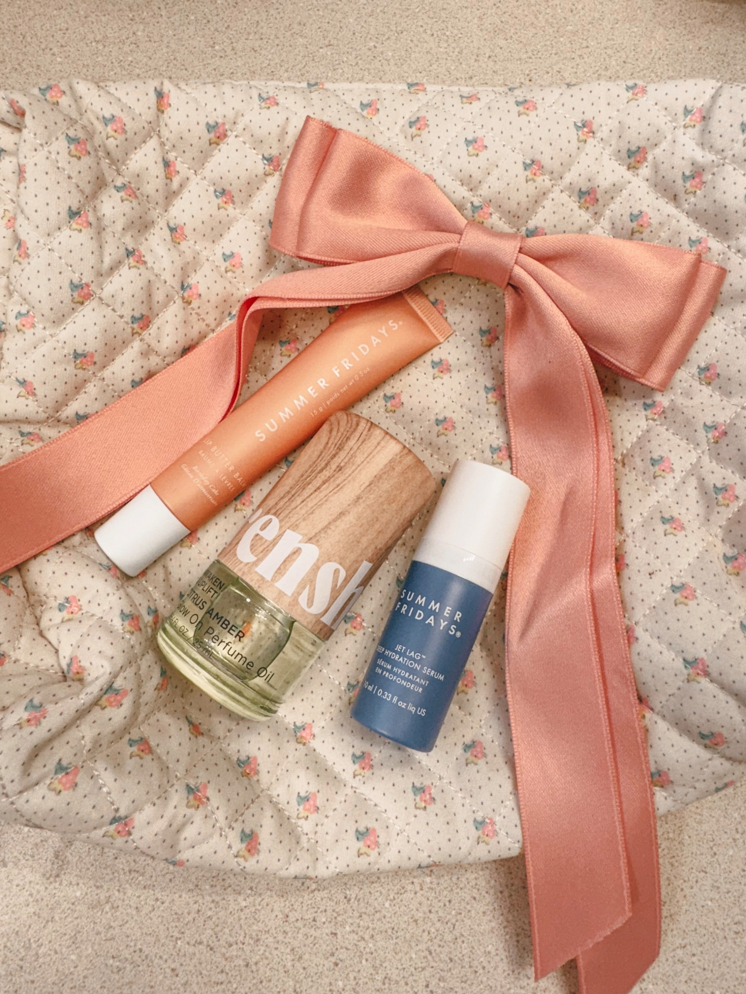 just girly things 🎀 

#girly #frenshe #summerfridays #bag #essentials 

#LTKSummerEdit #LTKBeauty #LTKItBag