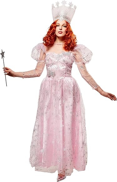 Rubie's womens Wizard of Oz Glinda Costume Dress and Tiara | Amazon (US)