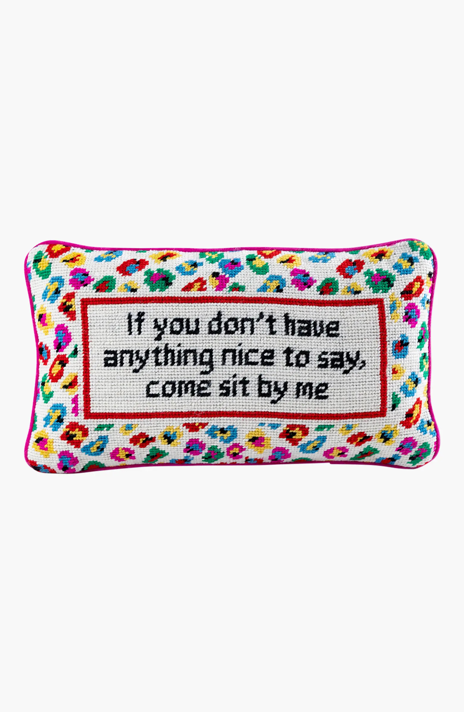 Furbish Come Sit by Me Needlepoint Pillow | Nordstrom | Nordstrom