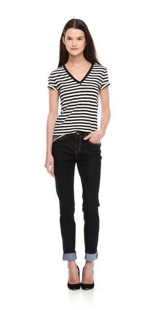 Stripe Slub Tee | Joe Fresh