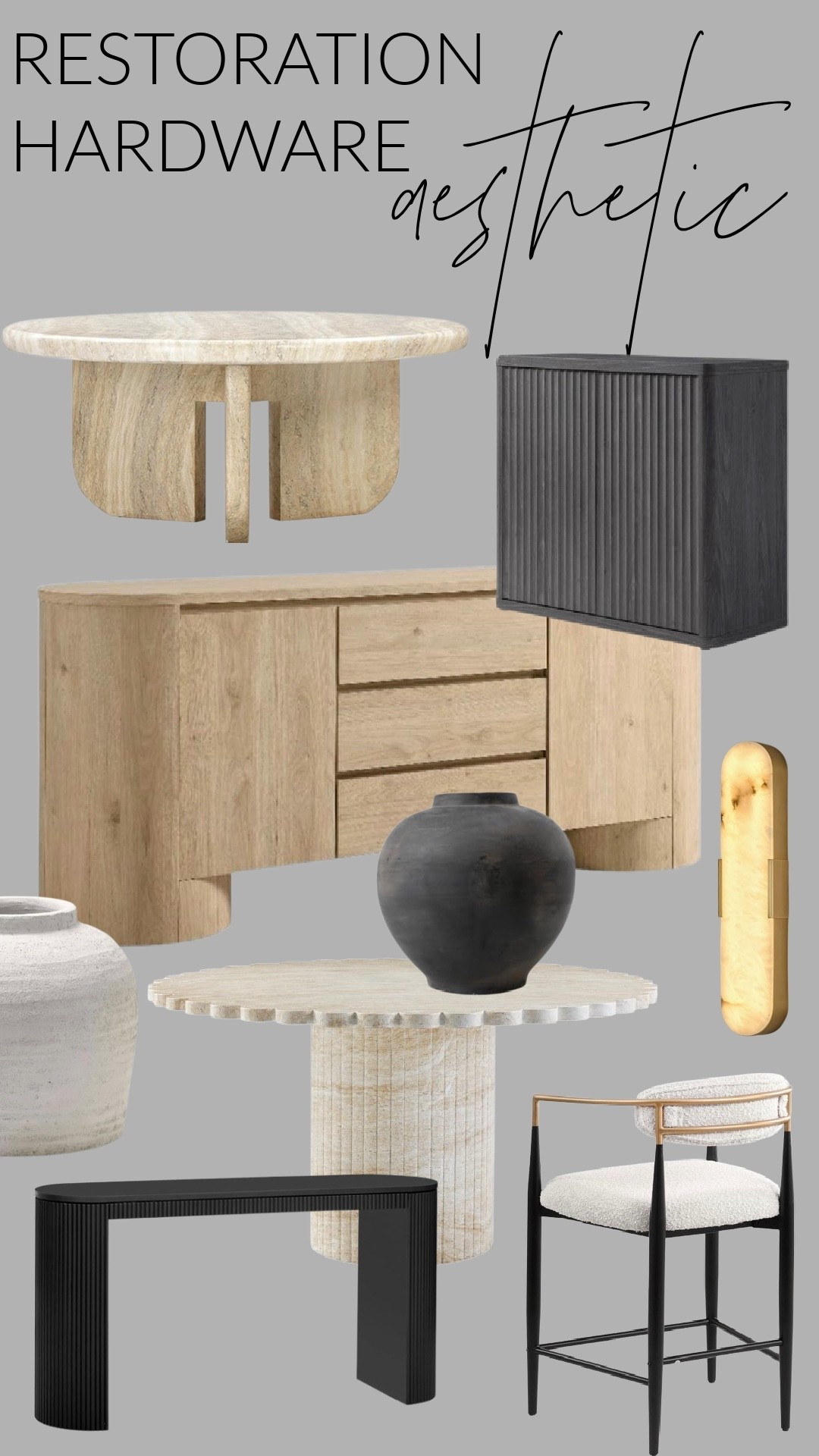 Restoration Hardware aesthetic, but make it effortless. Clean lines, natural textures, and timeless neutrals to create a modern, elevated home. Shop these curated pieces to bring that high-end look to any space.

#RestorationHardwareStyle #NeutralHome #ModernRustic #HighEndOnABudget #HomeDecorFavorites #TimelessDesign


#LTKHome #LTKFindsUnder100 #LTKSaleAlert