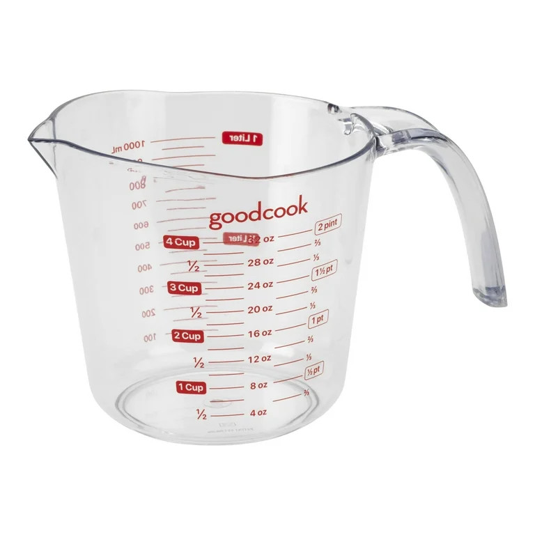 GoodCook 4-Cup Capacity BPA-Free Plastic Measuring Cup | Walmart (US)