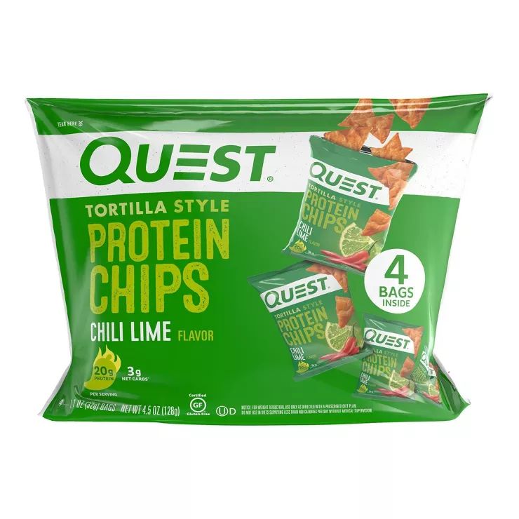 Quest Nutrition Tortilla Style Protein Chips - Chili Lime | Target