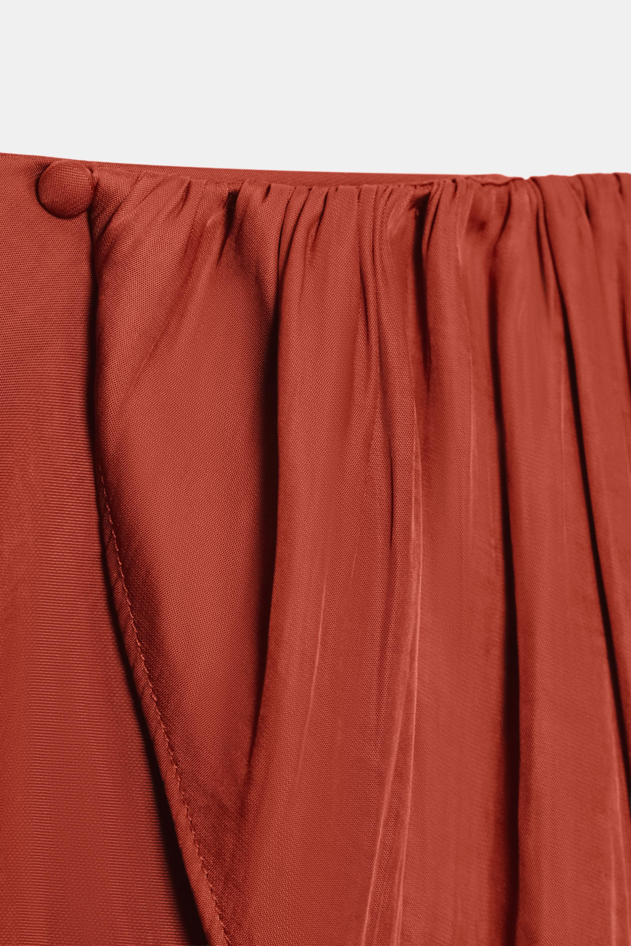 ASYMMETRIC BELTED SHORT DRESS | Zara US