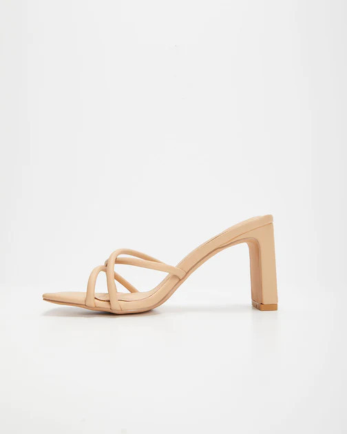 Kalis Strappy Heels - Taupe - FINAL SALE | VICI
