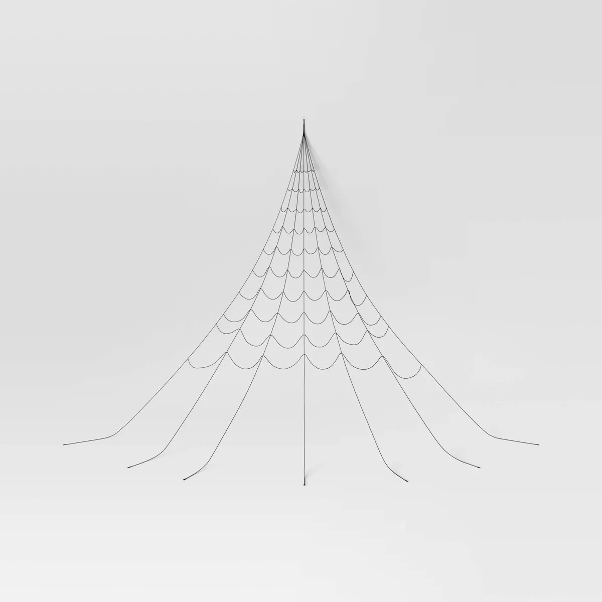 25' Mega Spiderweb Halloween Decorative Prop Black - Hyde and EEK! Boutique™ | Target