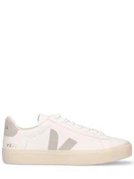 Veja - Campo low leather sneakers - White/Beige | Luisaviaroma | Luisaviaroma