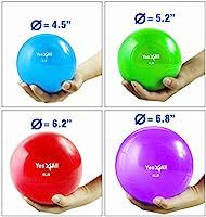 Yes4All New Marble Toning Ball - Soft Weighted Medicine Ball for Pilates, Yoga, Physical Therapy ... | Amazon (US)