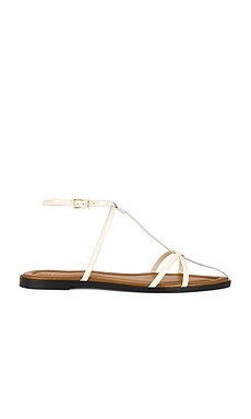 ATP Atelier Griante Shimmery Sandals in Perla from Revolve.com | Revolve Clothing (Global)