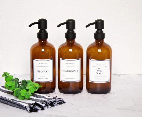 SET of 42 Bathroom Labels  INSTANT DOWNLOAD  Shampoo  | Etsy | Etsy (US)