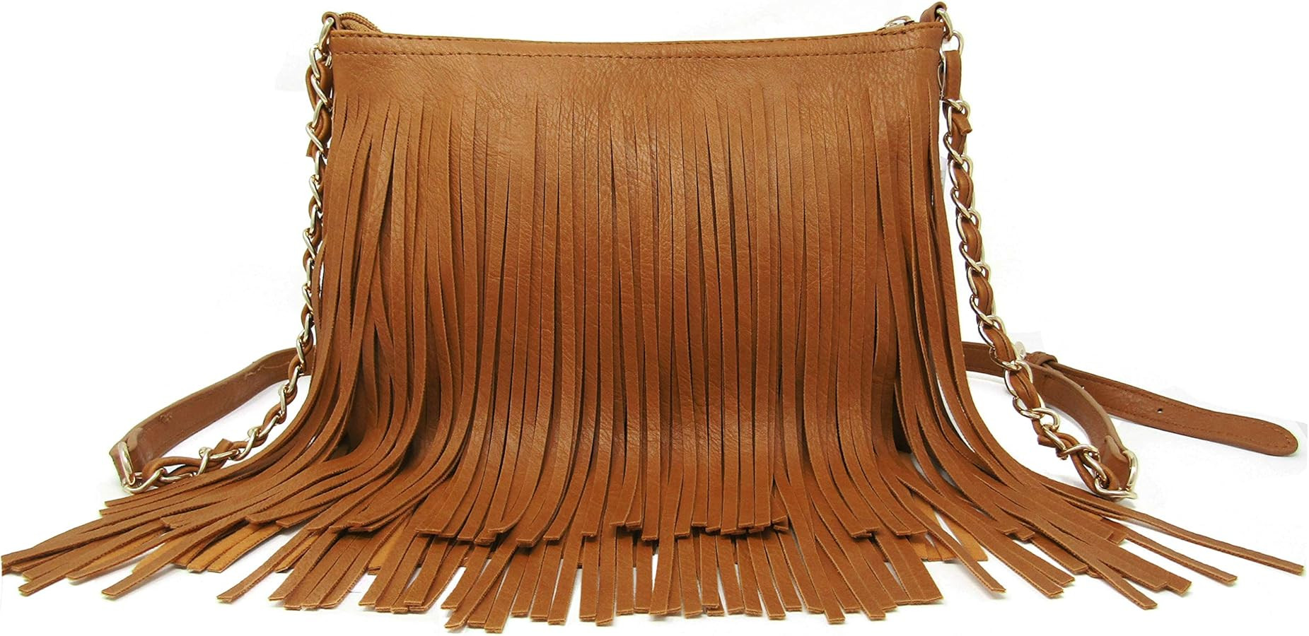 Solene Fringe Crossbody Shoulder Bag with Strap, Tassel Messenger bag, Country Style Western Frin... | Amazon (US)