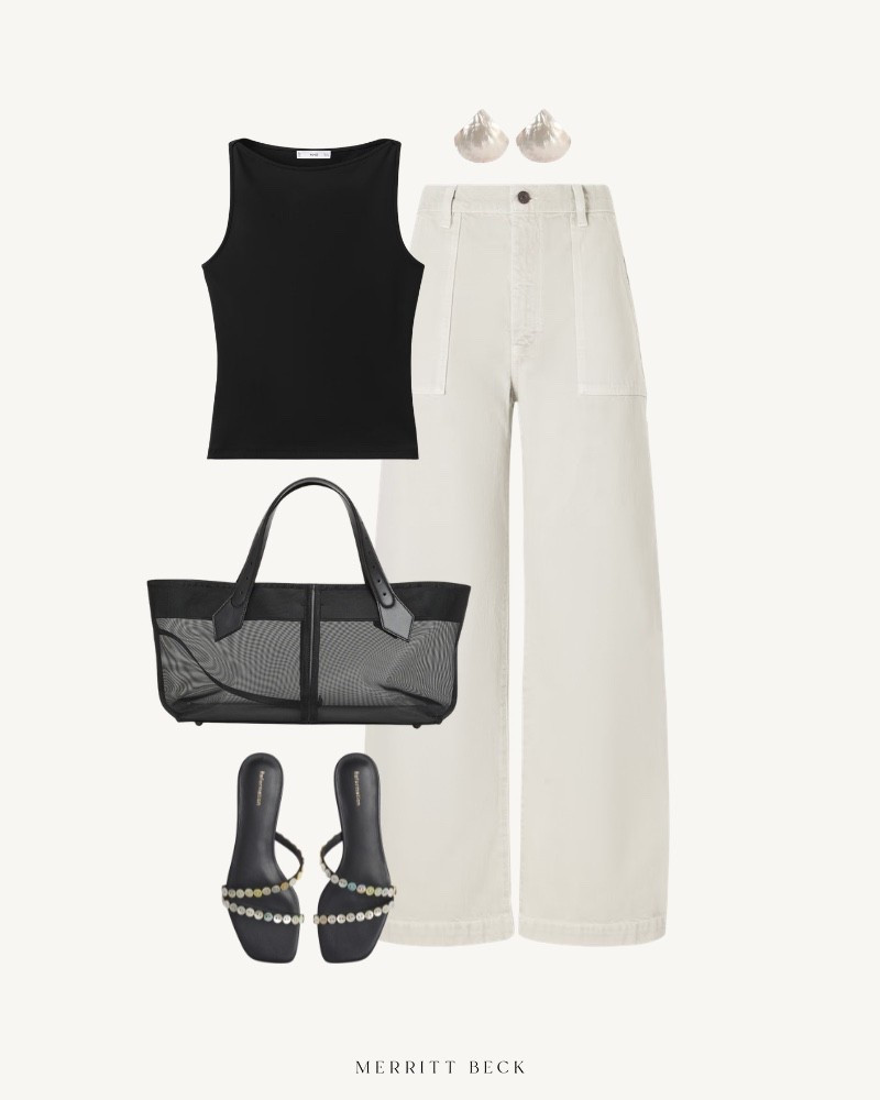A casual, chic look for summer 🖤

#LTKootd
