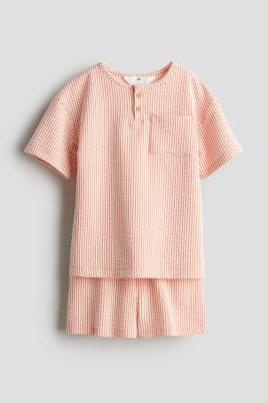 Linen-blend grandad shirt - White - Kids | H&M GB | H&M (UK, MY, IN, SG, PH, TW, HK)