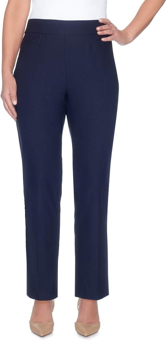 Alfred Dunner Women's Allure Slimming Missy Stretch Pants-Modern Fit | Amazon (US)