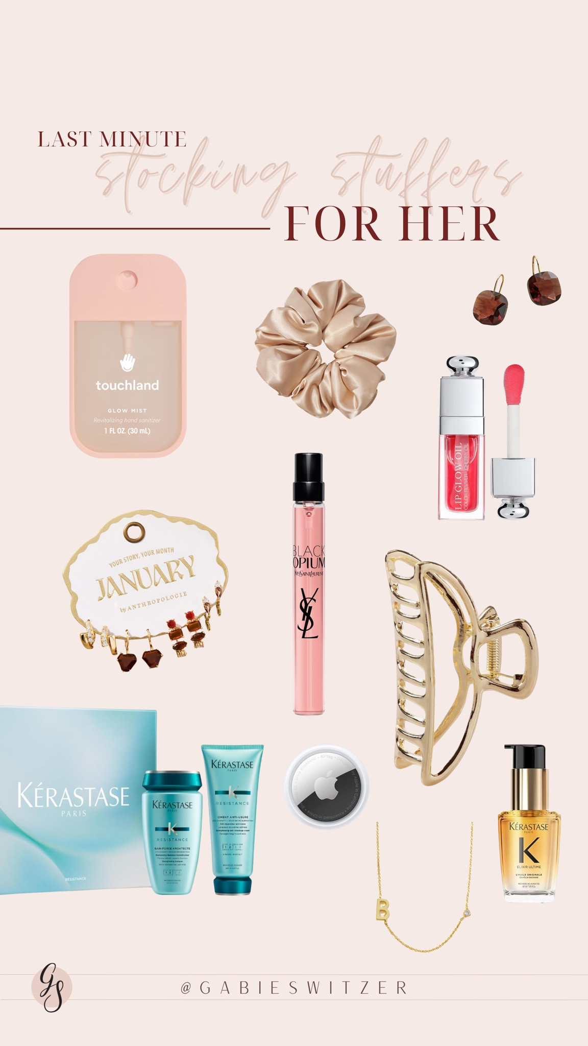 Stocking stuffers for her that will still arrive by Christmas if you order today! 

Perfume / earrings set / lip oil gloss / best shampoo conditioner / apple air tag / hair oil

#LTKHoliday #LTKSaleAlert #LTKGiftGuide