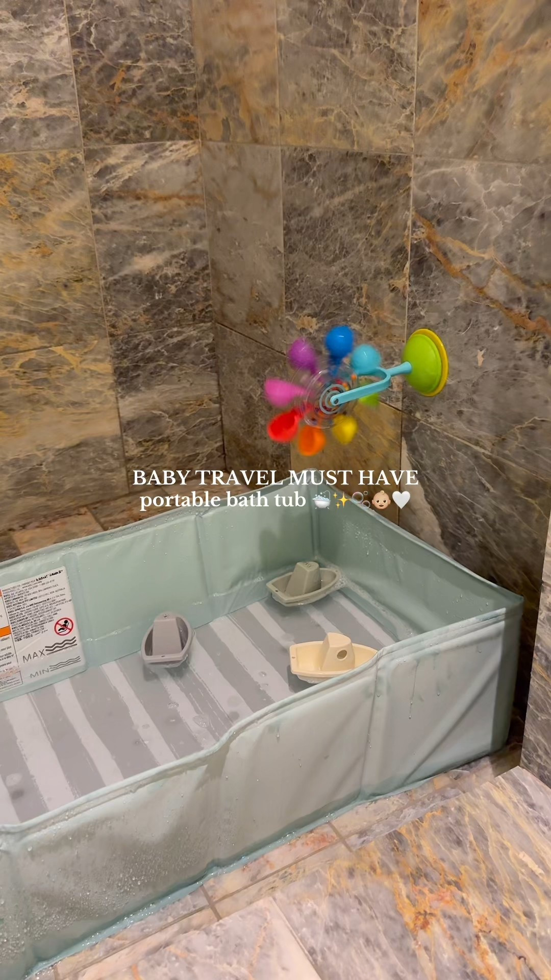 Grab this travel bathtub if you’re planning on taking a trip with your baby or toddler soon!! 🛁✨🤍👶🏼

#LTKKids #LTKTravel #LTKBaby