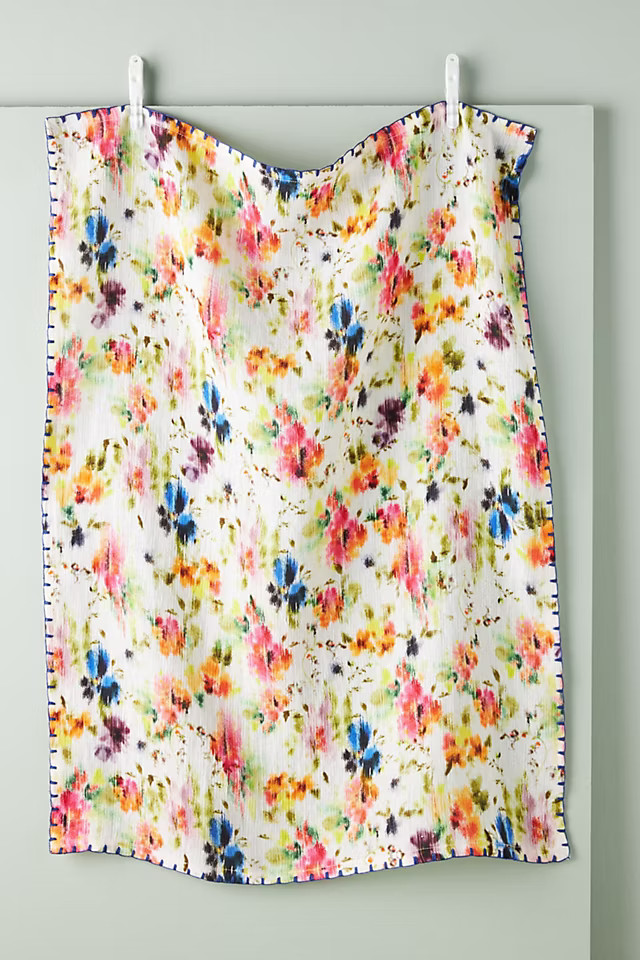 Raella Linen Dish Towel | Anthropologie (US)