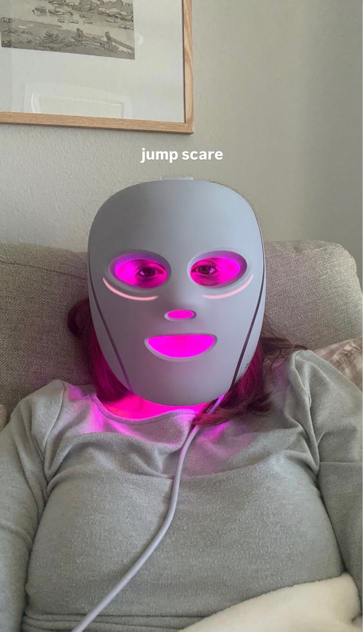 jump scare. been loving this Shark CyroGlow face mask 

#LTKmorningroutine #LTKselfcare #LTKBeauty