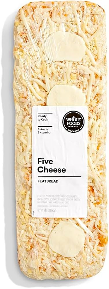 Whole Foods Market Five Cheese Flatbread, 9.95 OZ | Amazon (US)