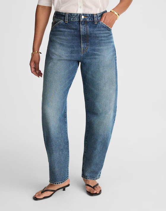 The Curvy Balloon Jean in Greendale Wash | Madewell