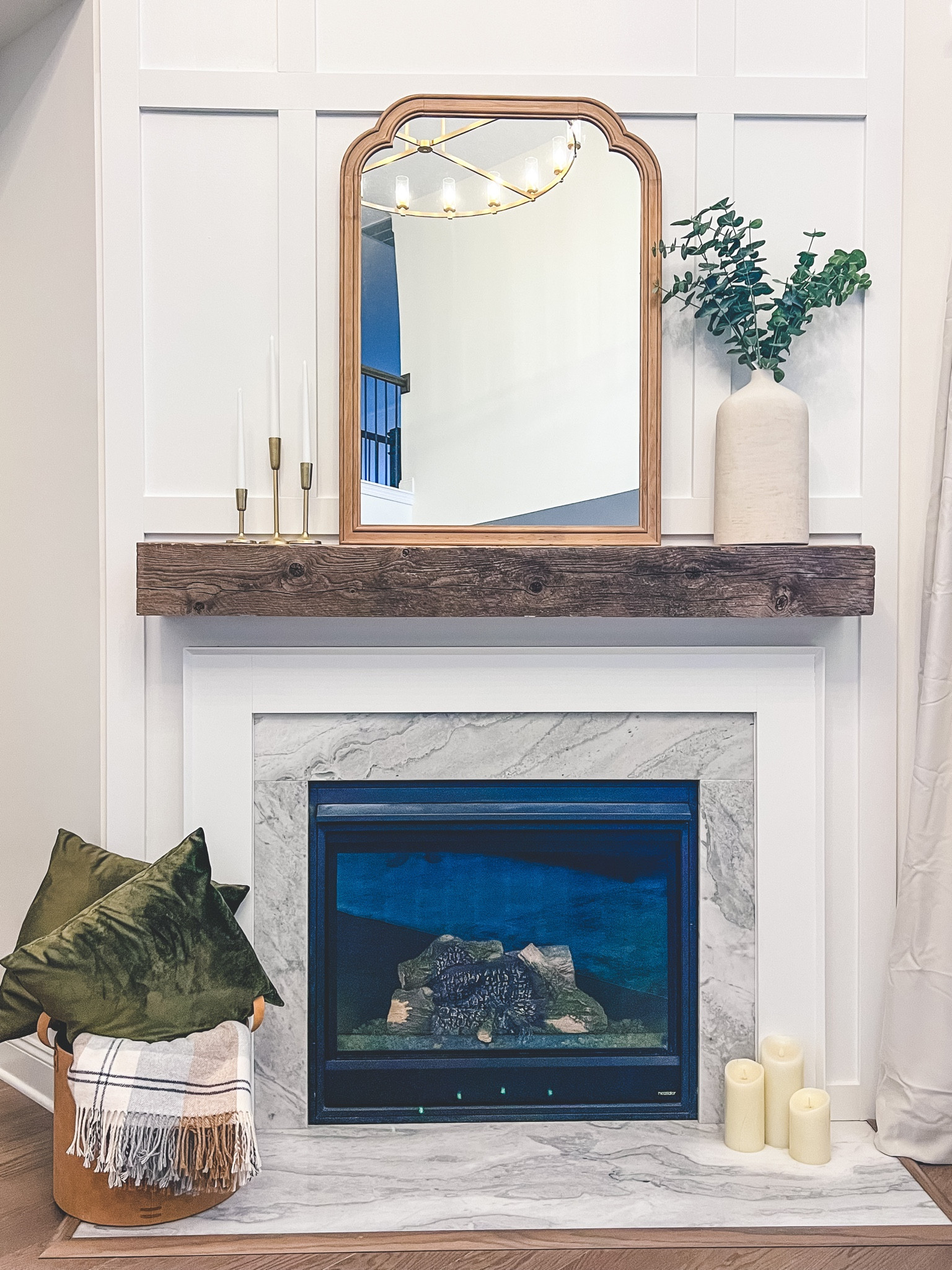 Scott built us a custom fireplace and I found some great finds at Target. 

#LTKhome #LTKstyletip