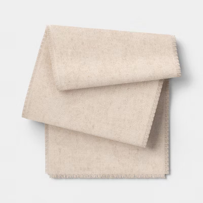 14x108" Table Runner Woven Natural - Threshold™ | Target