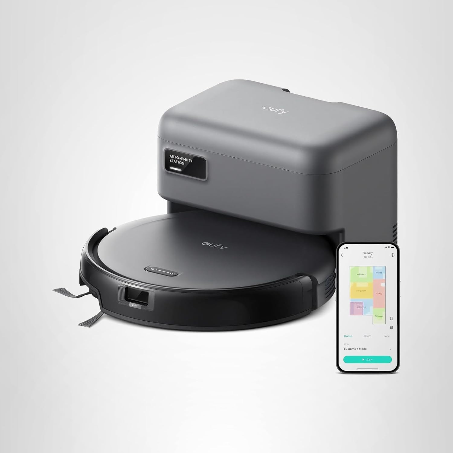 eufy C10 Robot Vacuum Self Emptying, 8 Weeks Hands Free, Advanced Smart Mapping with LiDAR Naviga... | Amazon (US)