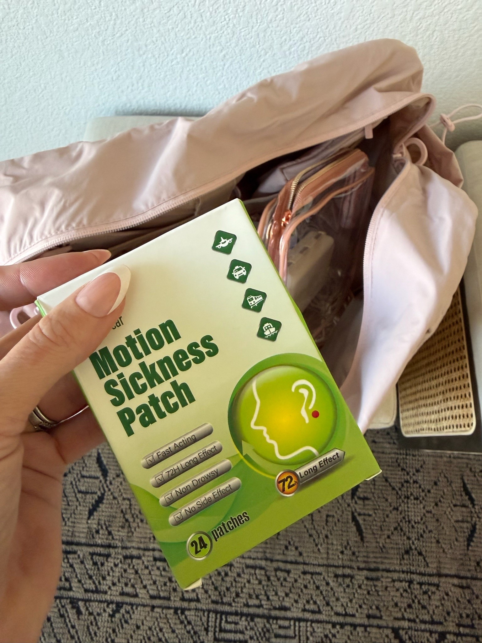 If you are prone to car sickness, try these patches! They have helped me so much!

#LTKgrwm #LTKmomlife #LTKTravel