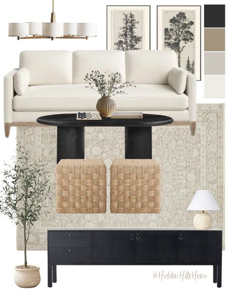 Living room decor mood board, living room design ideas, modern classic living room Inspo #livingroom

#LTKstyletip #LTKsalealert #LTKhome