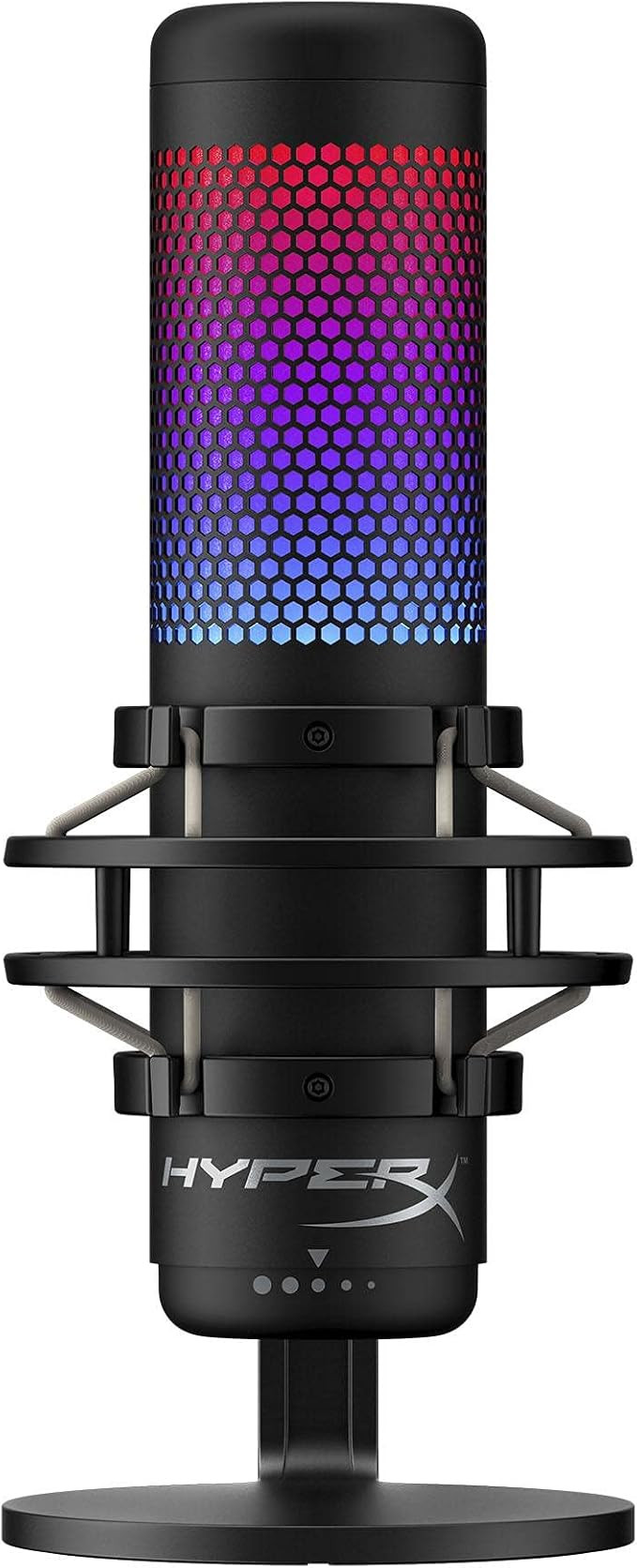 HyperX QuadCast S – RGB USB Condenser Microphone for PC, PS4, PS5 and Mac, Anti-Vibration Shock... | Amazon (US)