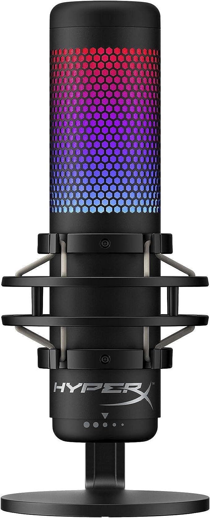 HyperX QuadCast S – RGB USB Condenser Microphone for PC, PS4, PS5 and Mac, Anti-Vibration Shock... | Amazon (US)