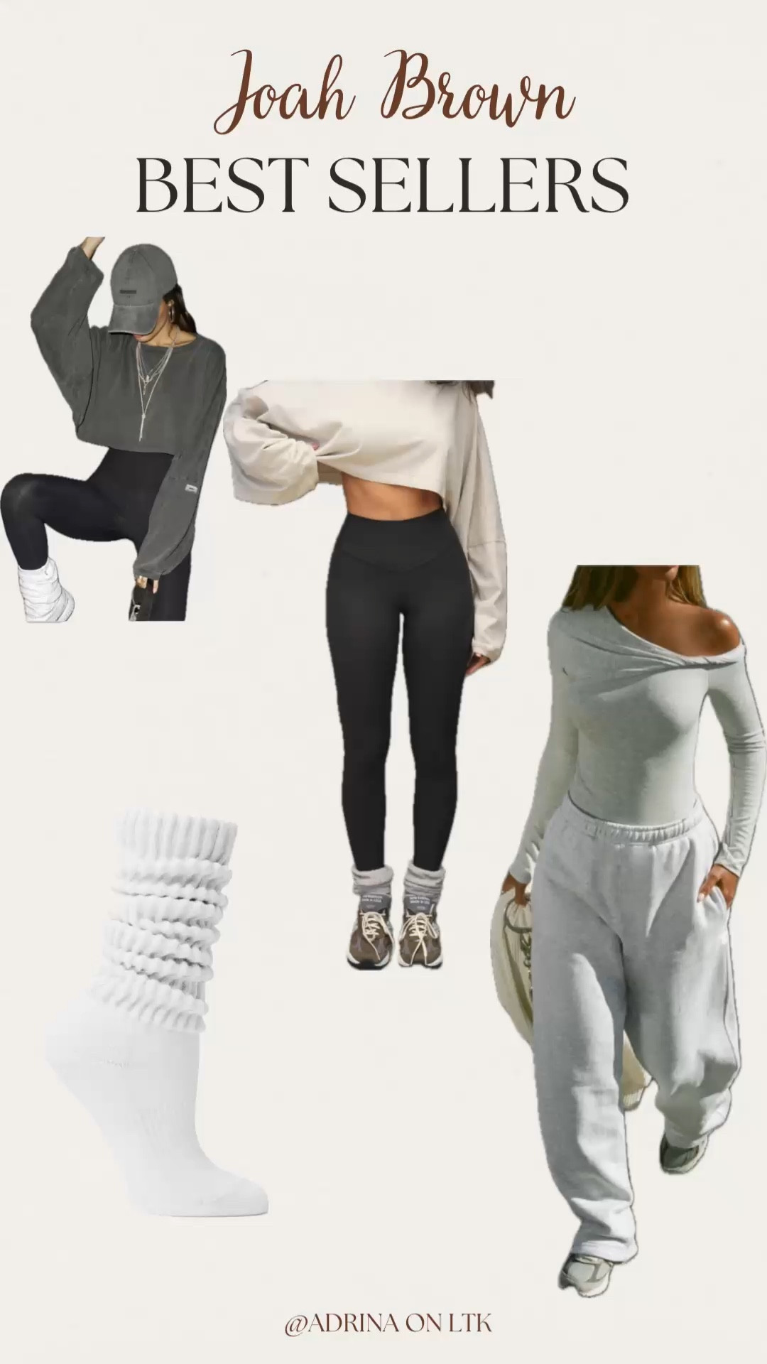 Joah Brown best sellers! These are all on my wish list. Do you own any Joah Brown?


#LTKootd #LTKActive #LTKfitnessgoals