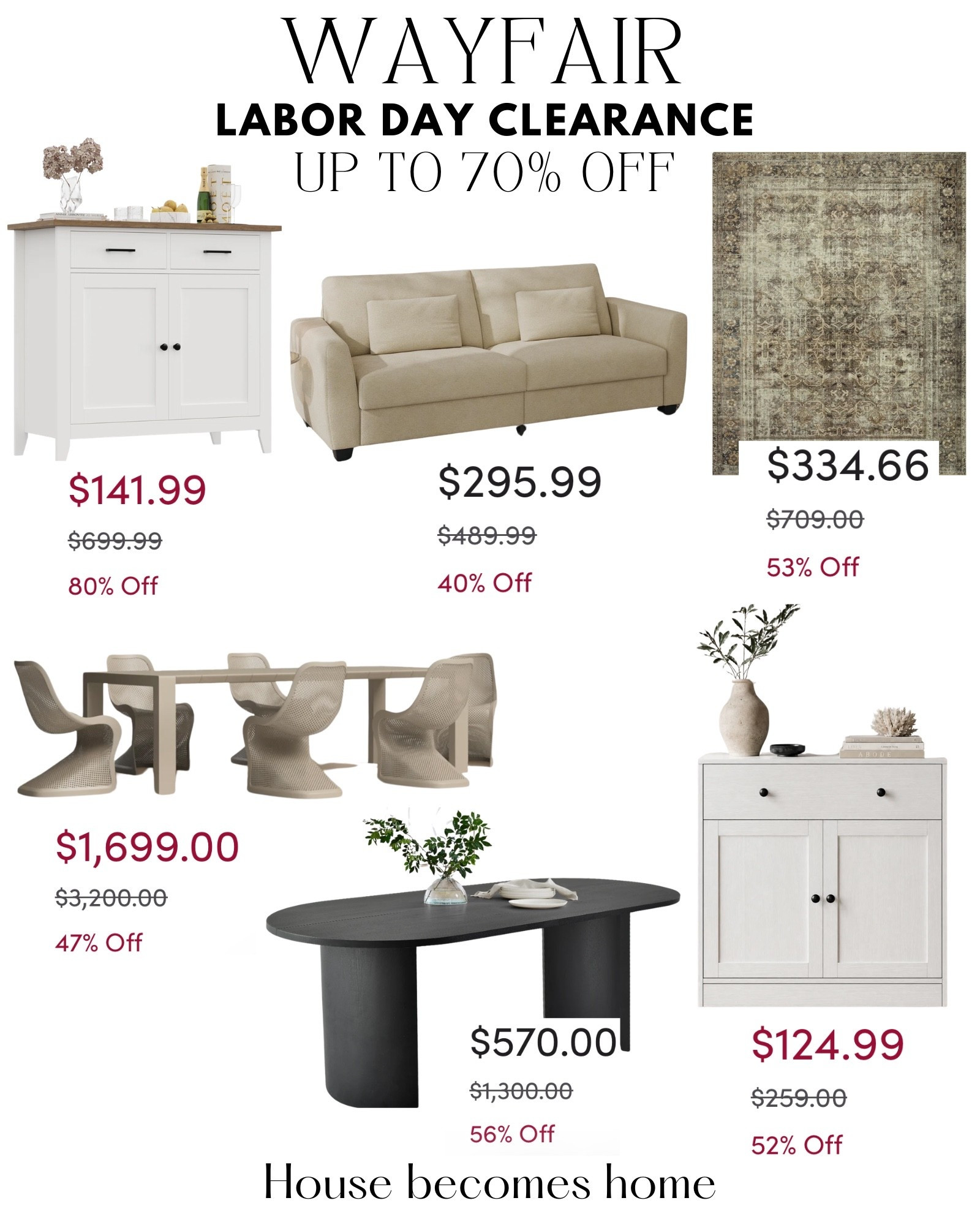 Wayfair Labor Day clearance! Up to 70% off!

#LTKSaleAlert #LTKSeasonal #LTKHome