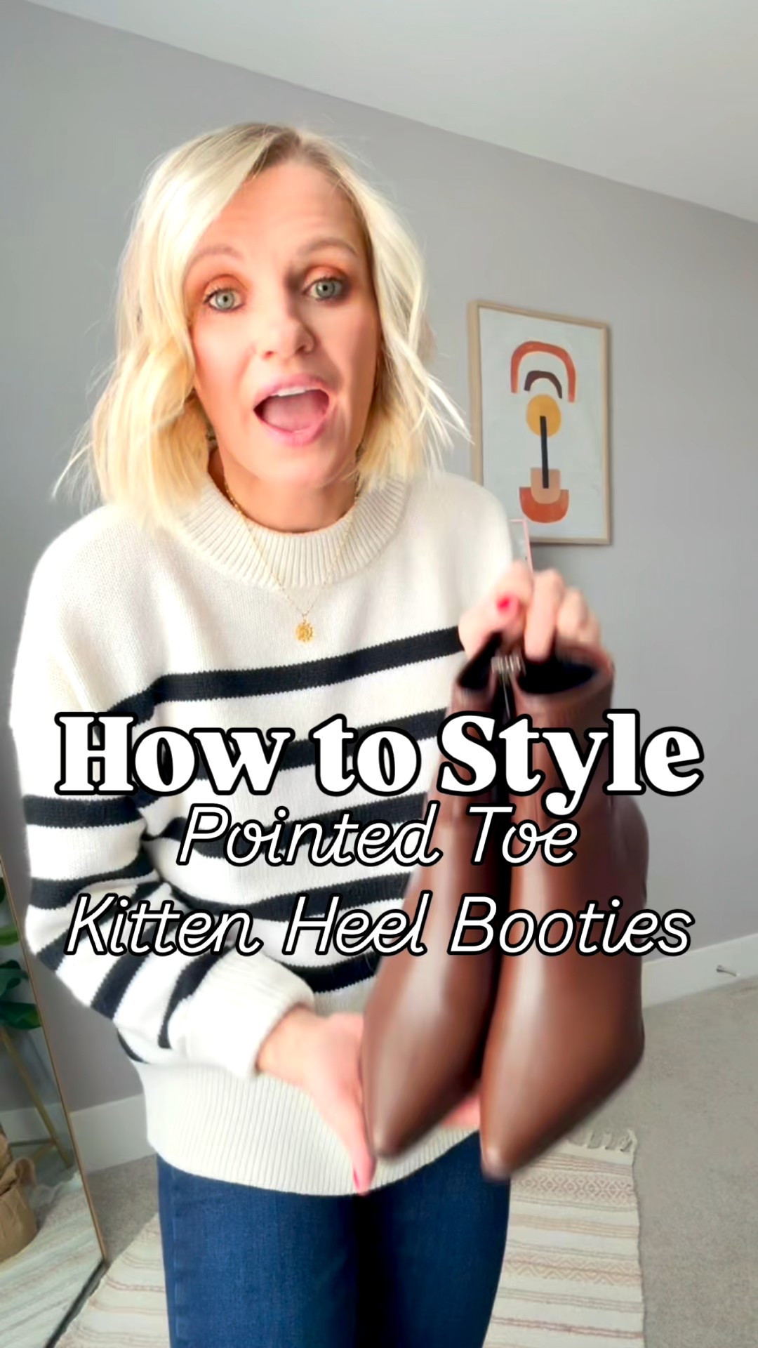 How to style a pointed toe kitten heel bootie. These booties are so good and these are 3 pairs of pants that work great with this style! 


#LTKOver40 #LTKFindsUnder100 #LTKPetite